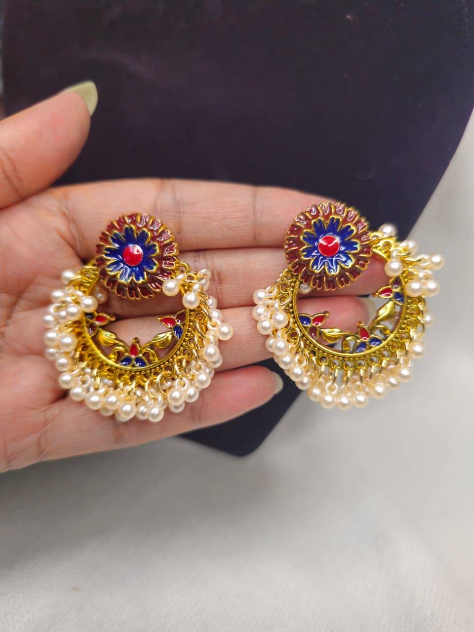 pearl earrings